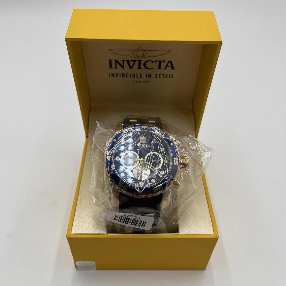 Invicta Pro Diver‎ SCUBA Mens Watch 48mm Quartz Chronograph 28723 NIB